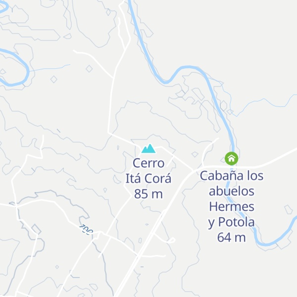 Map of Cerro Itá Corá