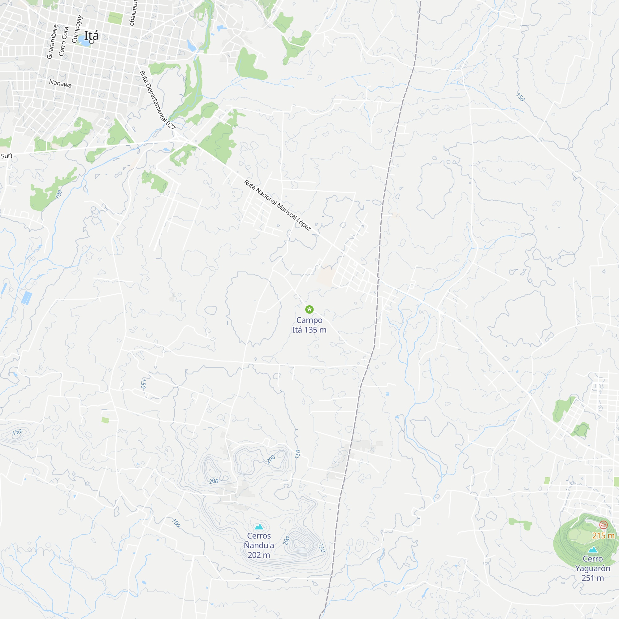 Campo Itá map
