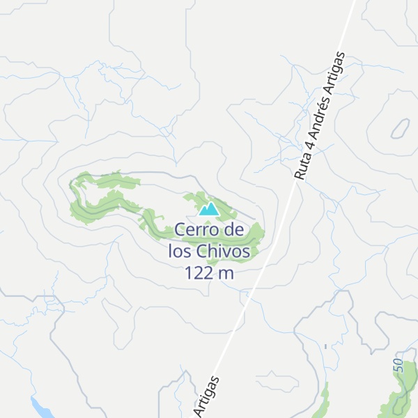 Map of Cerro de los Chivos