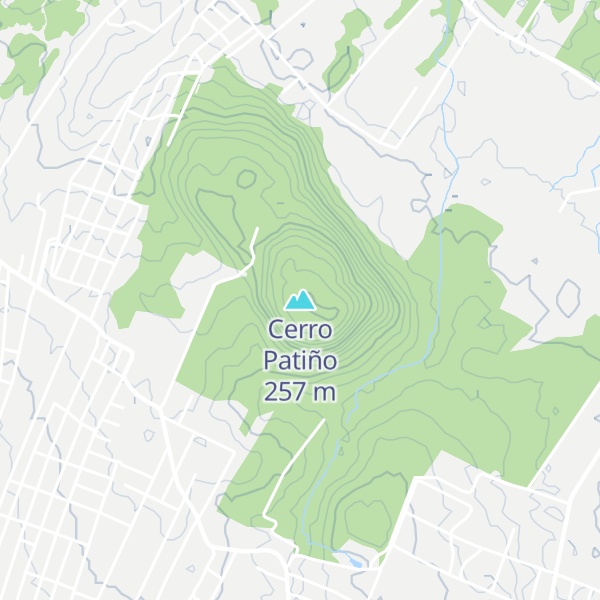 Map of Cerro Patiño