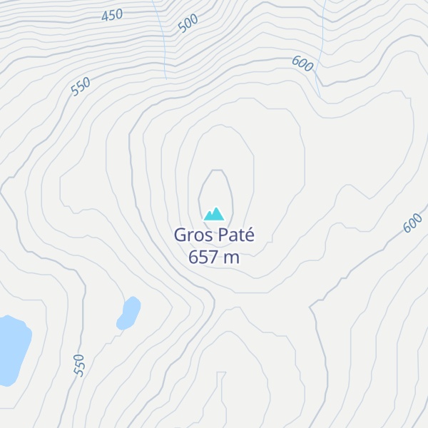 Map of Gros Paté