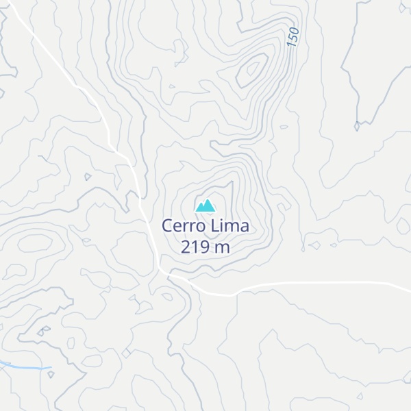 Map of Cerro Lima