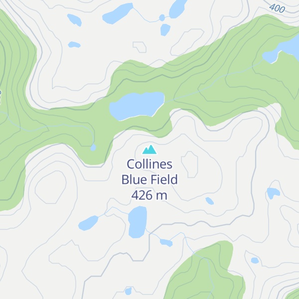 Map of Collines Blue Field