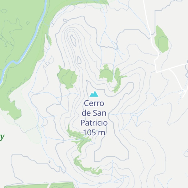 Map of Cerro de San Patricio