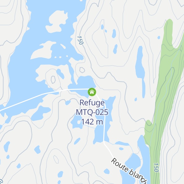 Map of Refuge MTQ-025