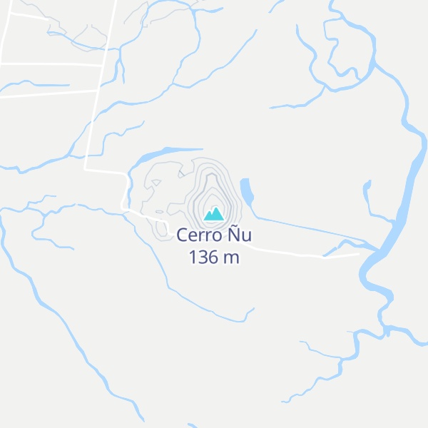 Map of Cerro Ñu