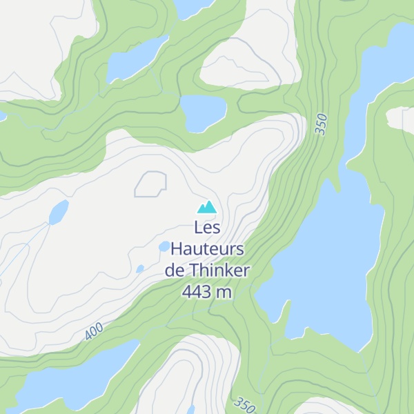 Map of Les Hauteurs de Thinker