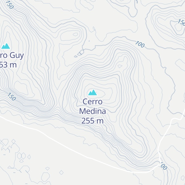 Map of Cerro Medina