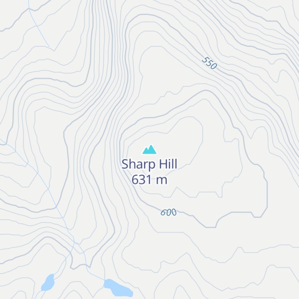 Map of Sharp Hill