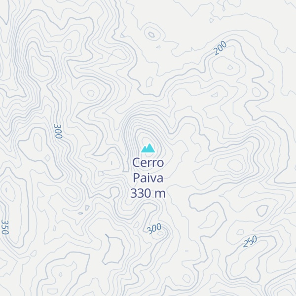 Map of Cerro Paiva