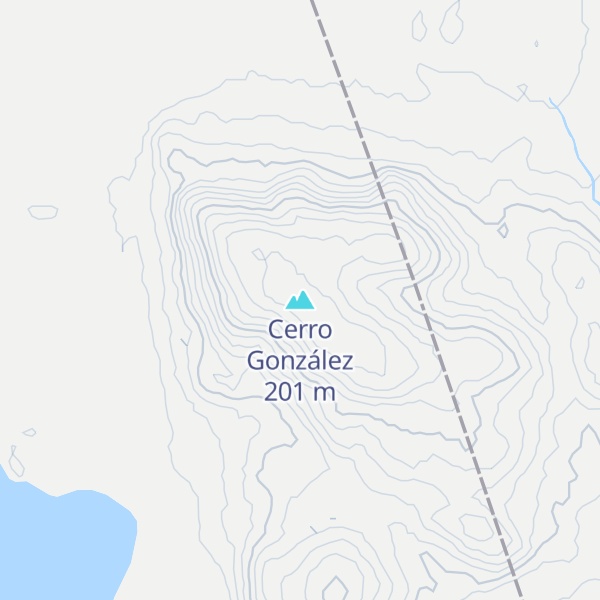 Map of Cerro González
