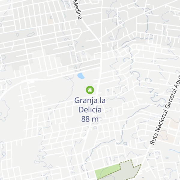 Map of Granja la Delicia
