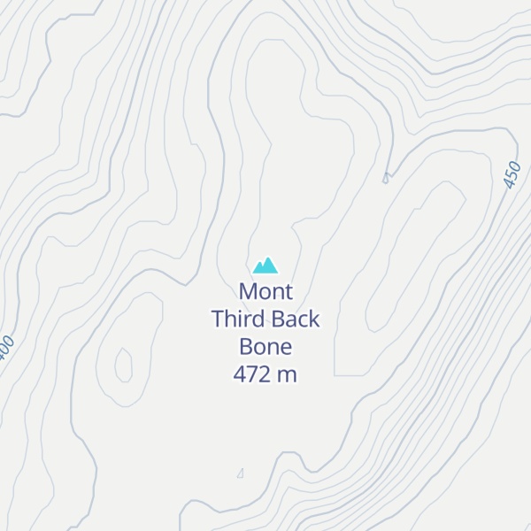 Map of Mont Third Back Bone
