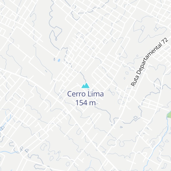 Map of Cerro Lima