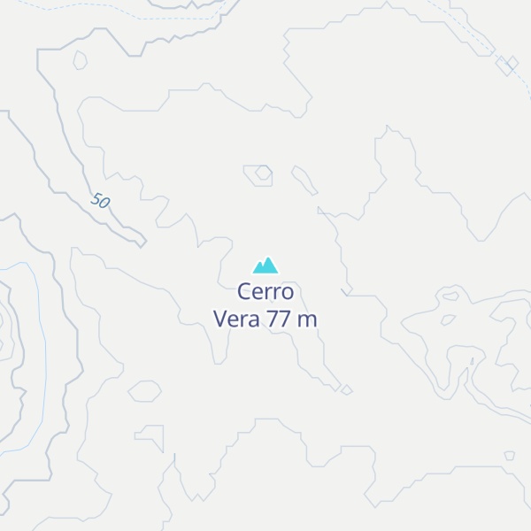 Map of Cerro Vera