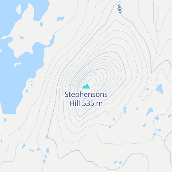 Map of Stephensons Hill