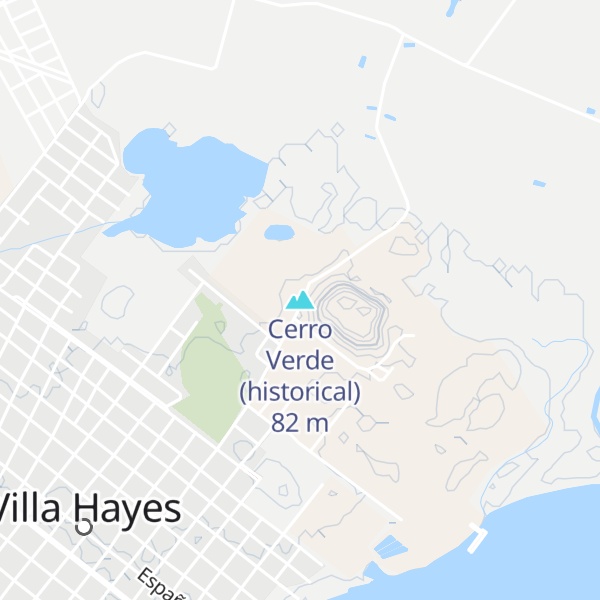 Map of Cerro Verde (historical)