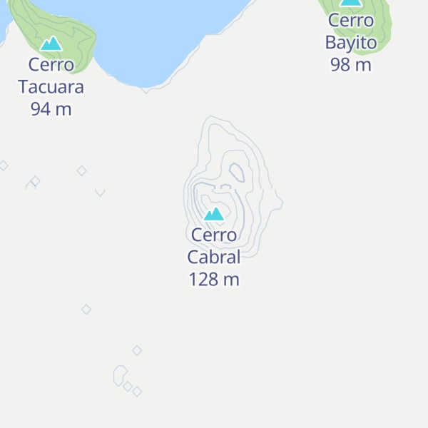 Map of Cerro Cabral