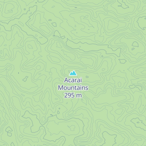 Map of Acarai Mountains
