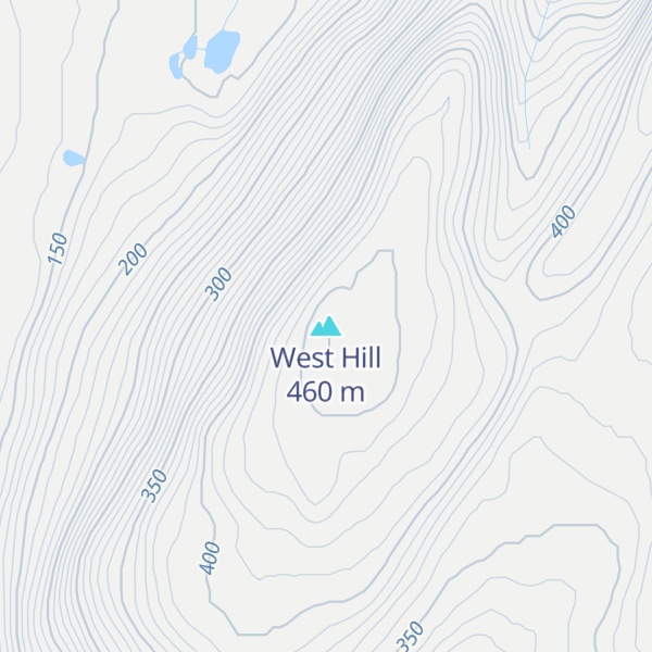Map of West Hill