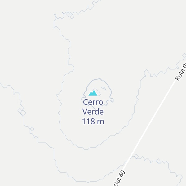 Map of Cerro Verde