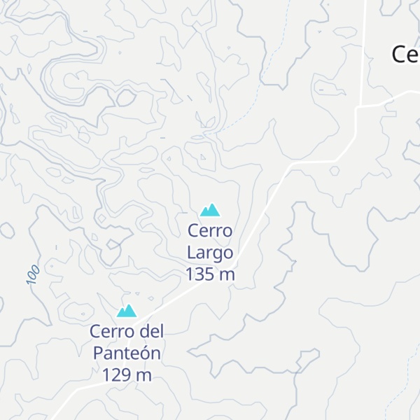 Map of Cerro Largo