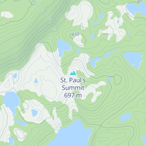 Map of St. Paul's Summit