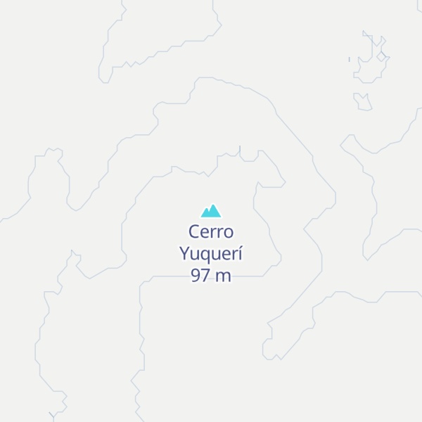 Map of Cerro Yuquerí
