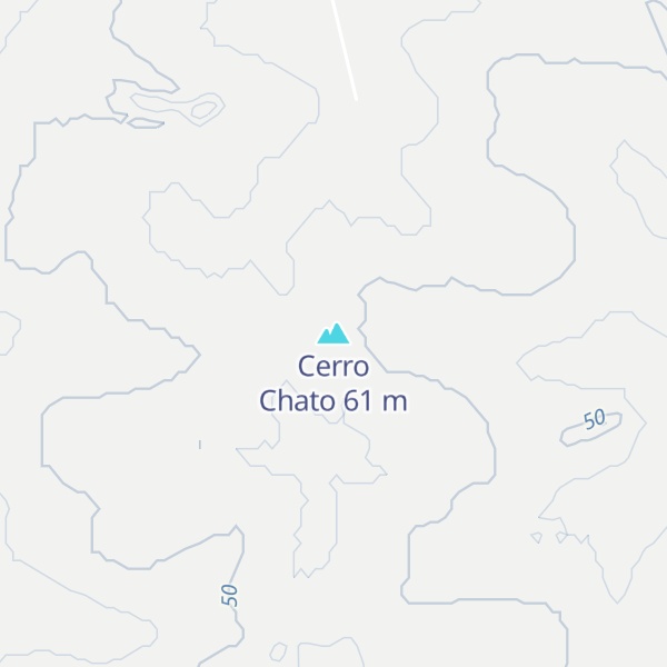 Map of Cerro Chato