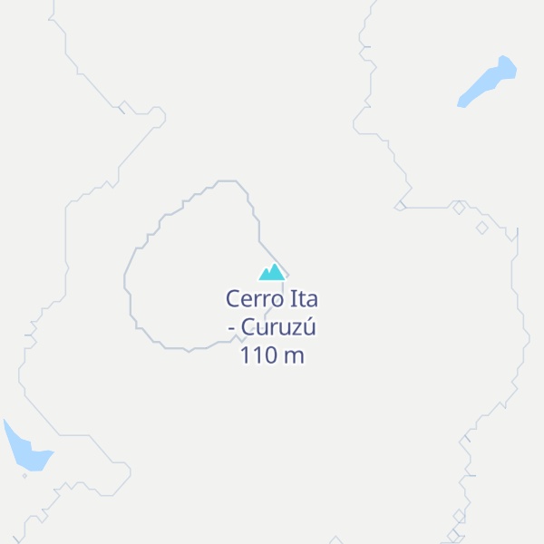 Map of Cerro Ita - Curuzú