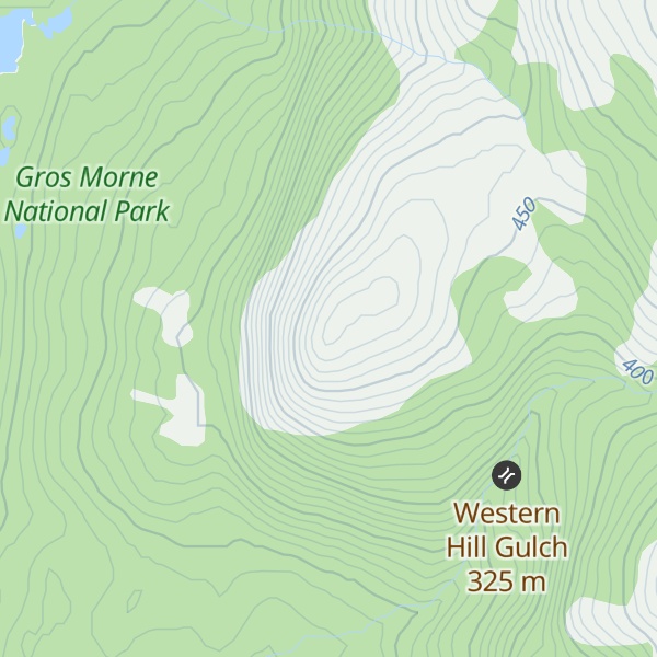 Map of Western Hill
