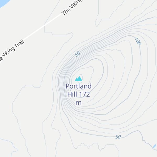 Map of Portland Hill