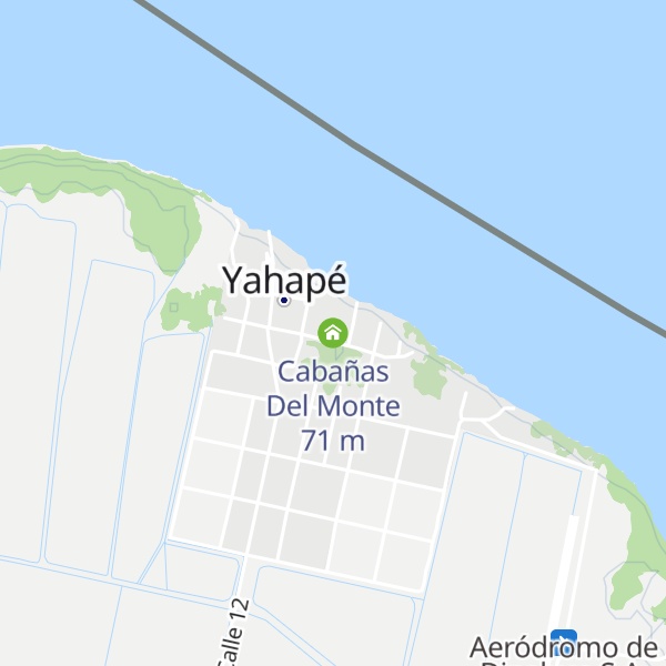 Map of Cabañas Del Monte