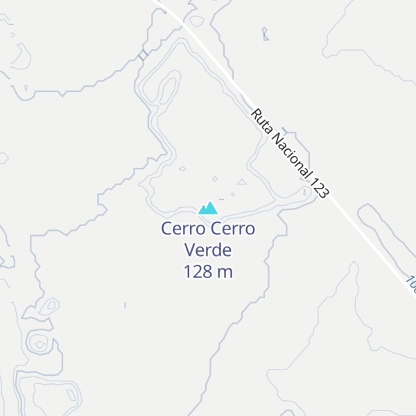 Map of Cerro Cerro Verde