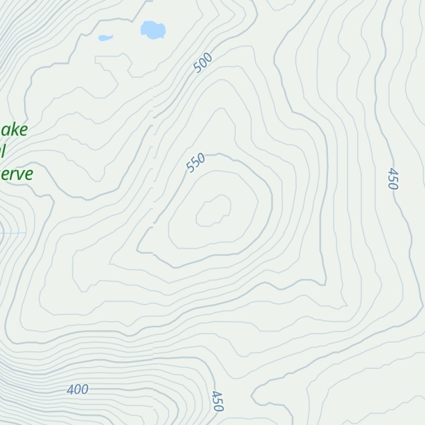 Map of Little Grand Peak