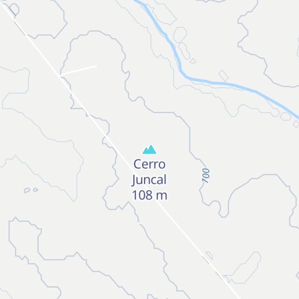 Map of Cerro Juncal