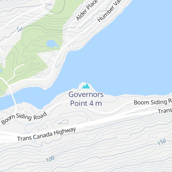 Map of Governors Point