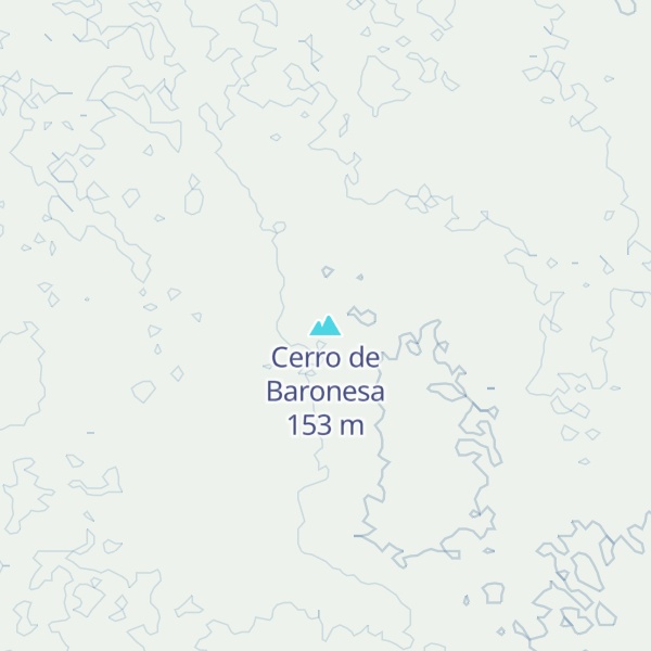 Map of Cerro de Baronesa