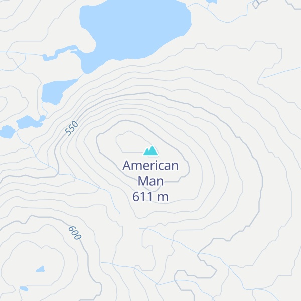 Map of American Man