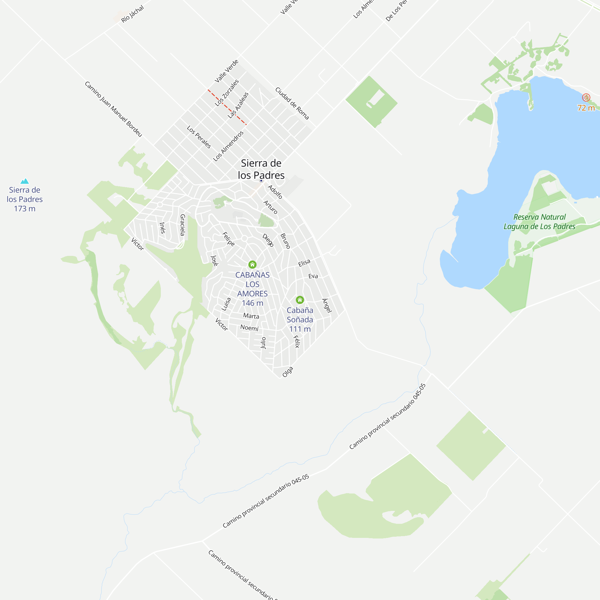 Cabaña Soñada map