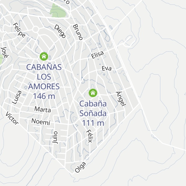 Map of Cabaña Soñada