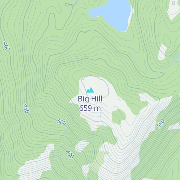 Map of Big Hill