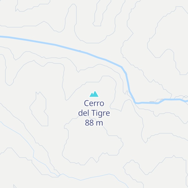 Map of Cerro del Tigre