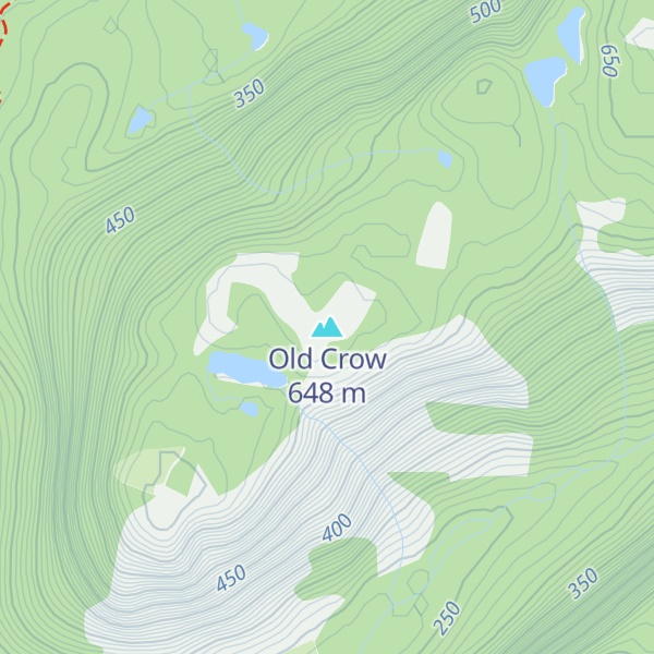 Map of Old Crow