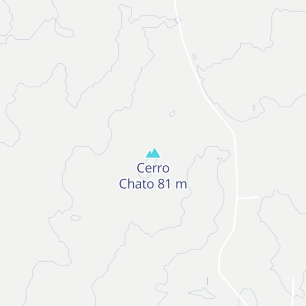 Map of Cerro Chato