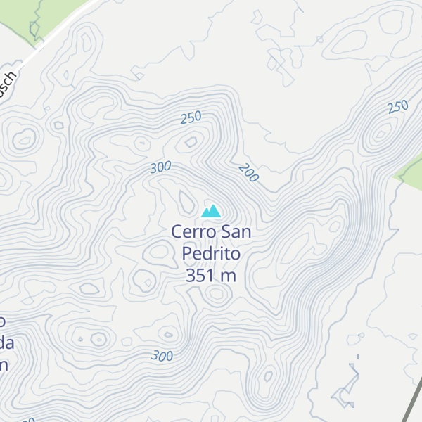 Map of Cerro San Pedrito