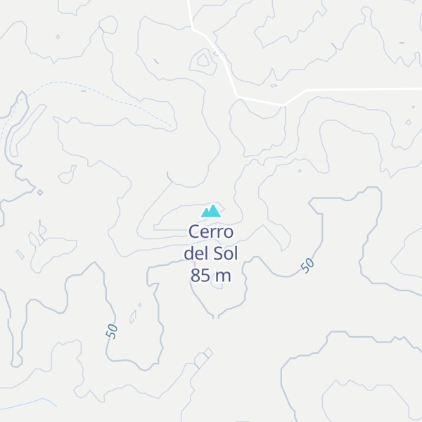 Map of Cerro del Sol