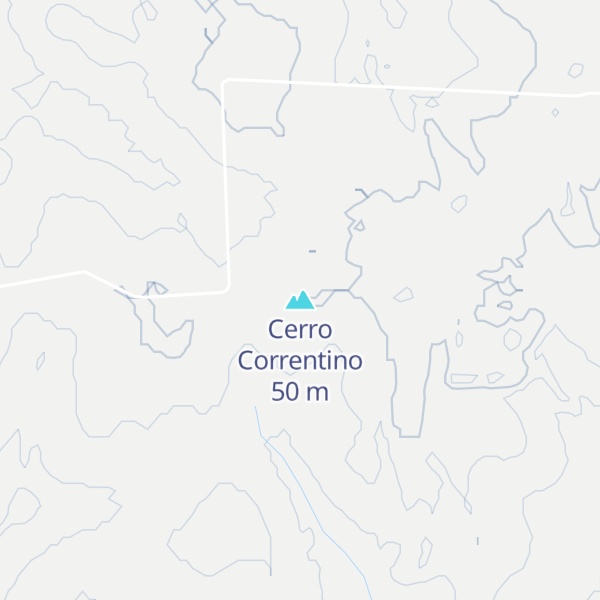 Map of Cerro Correntino