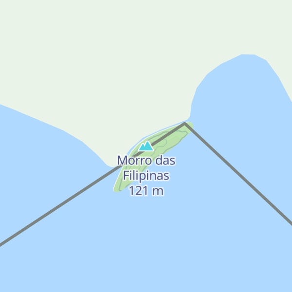 Map of Morro das Filipinas