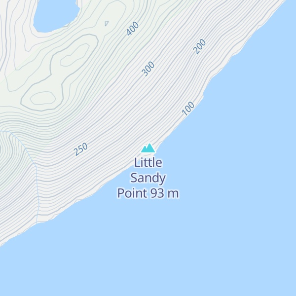 Map of Little Sandy Point